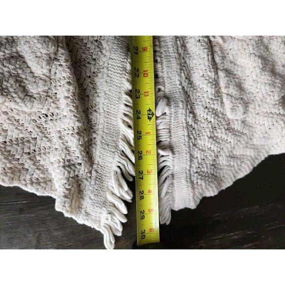 Anthropologie Angel Of The North Cardigan Size Small sweater Fringe Ruffle Boho - Picture 7 of 10